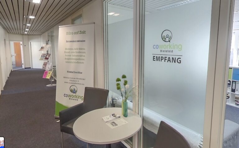 Empfang Coworking Bielefeld